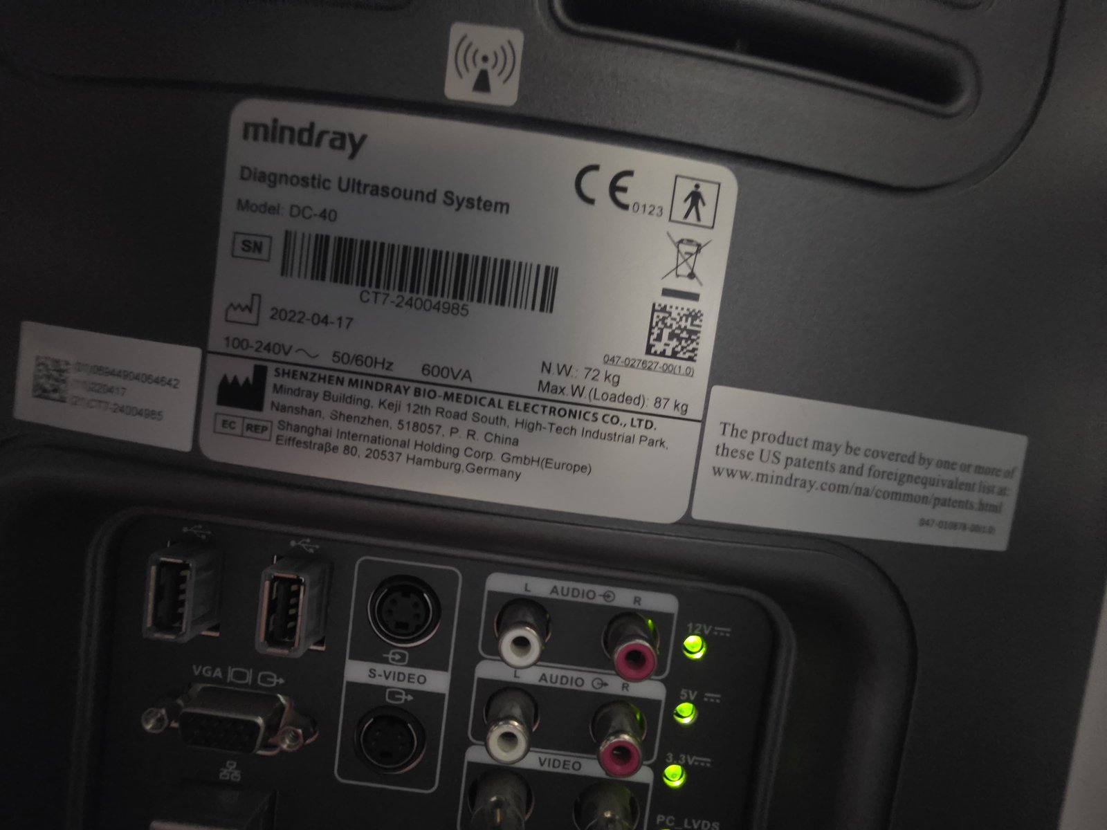Excellent Mindray DC-40 (2022)